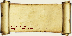 Kristina Bradić vizit kartica